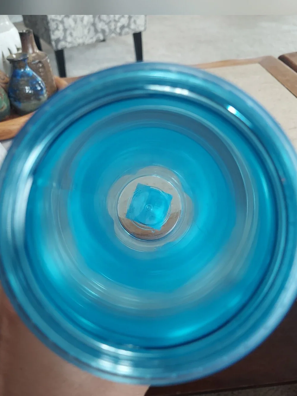 Starbucks Peacock Feather Pattern Insulated Tumbler - Blue & Teal
